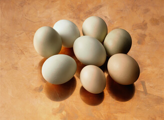 Eggs on floor