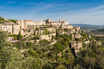 Beautiful medieval village Gordes in Provence, France - obrazy, fototapety, plakaty