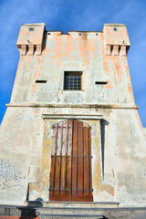 Fototapeta premium tower Groppallo, nervi, genoa, italy