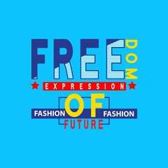 freedom Premium Vector illustration of a text graphic. suitable screen printing and DTF for the design boy outfit of t-shirts print, shirts, hoodiesand baba suit, kids cottons, etc.