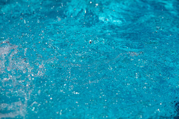 Fototapeta na wymiar Closeup of water in pool