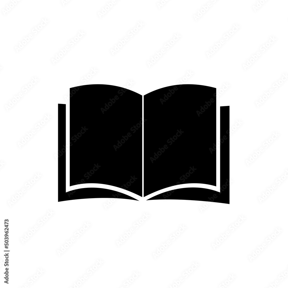Aufkleber vector open book icon for mobile and ui