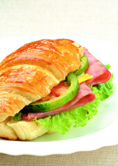 croissant sandwich