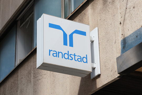 VALENCIA, SPAIN - MAY 05, 2022: Randstad is a Dutch multinational human resource consulting firm
