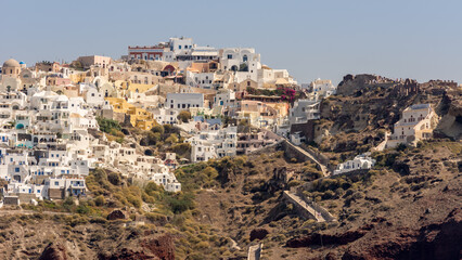 View of Santorini from the Sea