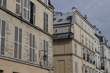 Classic apartment building in Paris