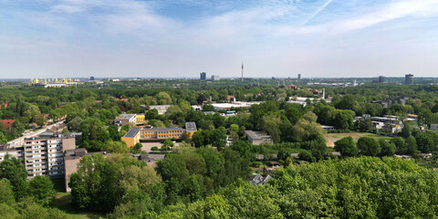 Monte Schlacko - Halde Gotthelf, Panorama von Dortmund
