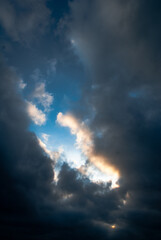 Fototapeta na wymiar sun and clouds