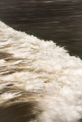 water flowing into the water