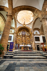 Fototapeta na wymiar Church of Santa Cruz, Old Cathedral of Cadiz, Andalucia, Spain.