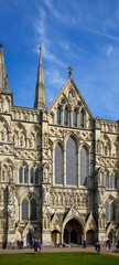 Fototapeta na wymiar Salisbury cathedral in the UK
