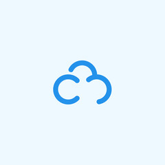 cloud c logo or sky logo