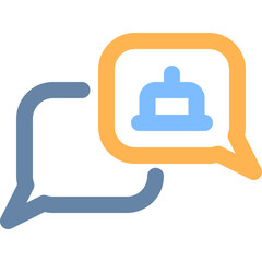 wishes colored line icon