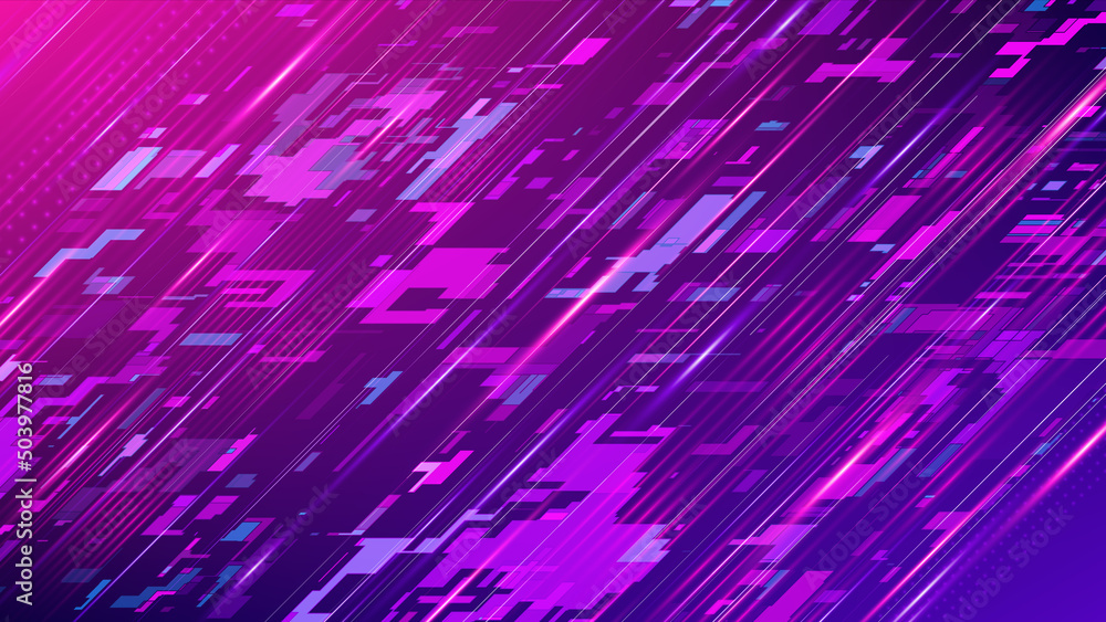 Aufkleber glitch effect. abstract technology background concept. abstract digital distortion.