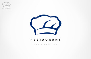 hat chef logo vector. Clothes design