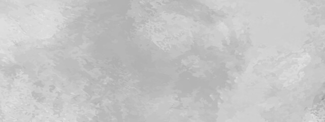 Hand drawn gray abstract watercolor painting textured on white paper background. Watercolor banner background. Grey watercolor grungy textured on white paper with splatter background illustration.