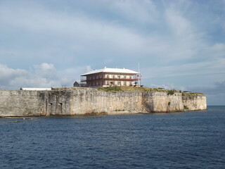 The governer´s house is part of the national museum of Bemuda, Royal Naval Dockyard, Grand...