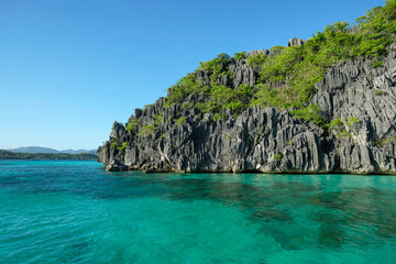 Fototapeta premium Island hopping in Coron, Palawan, Philippines.