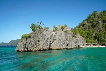 Island hopping in Coron, Palawan, Philippines.