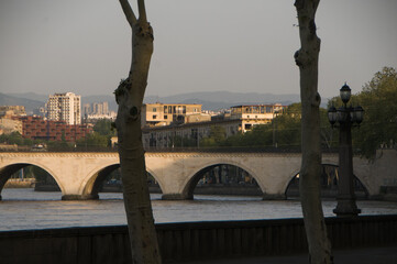 bridge over the river