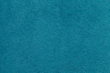 Detail of fabric texture, Canvas textile material pattern, Turquoise is a blue-green color based on the mineral, Abstract background, Can be used as backdrop for display or montage your products.