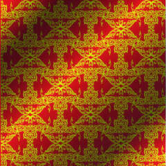 Royal vector textile on red background, luxury red royal wallpaper, layout design, poster template, background, art