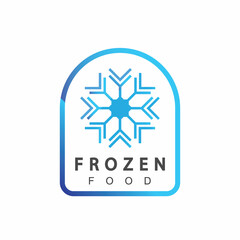 Frozen Product Logo Design Template