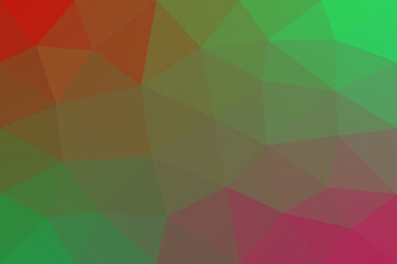 Illustration of background with multicolored polygonal textures.