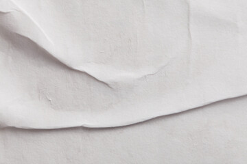 Fototapeta na wymiar Gray beige crumpled craft paper blank texture copy space background.