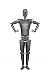 Fototapeta premium almost human cyberman got the power