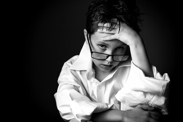 portrait of a frustrated business person