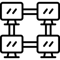 network line icon