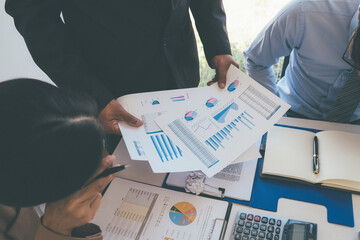 Business Manager blaming employee who getting stressed ,bad work, emotional pressure, mistake in...