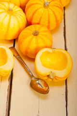 fresh yellow pumpkin