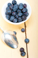 fresh blueberry bowl