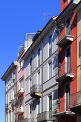 Naklejka premium edifici di casale monferrato in italia