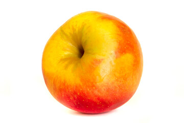 fresh ripe apple isolated on white background