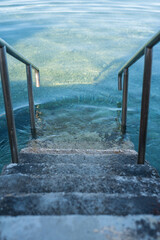 stairs in water