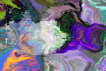 Background paint brush- abstract wallpaper pattern. Art drawing