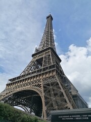 Plakat Eiffel tower, Paris.