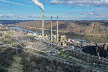Power Plant on the Ohio River