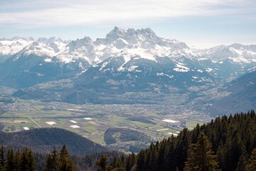 Switzerland mountain landscape 