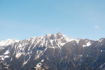 Spring mountain landscape in Switzerland