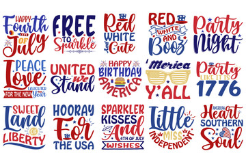 4th of july Svg Design Dundle