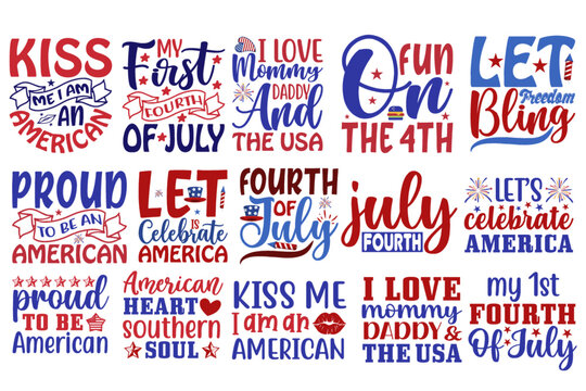 4th of july Svg Design Dundle