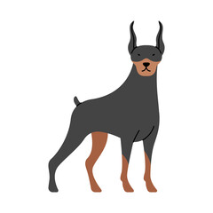 doberman dog mascot