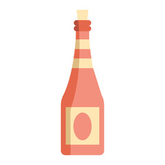 champagne pink bottle