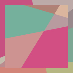 Fototapeta premium Abstract computational color Polygones background illustration