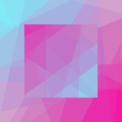 Fototapeta premium Abstract computational color Polygones background illustration