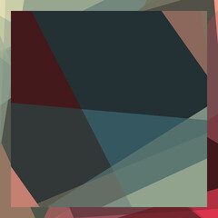 Obraz premium Abstract computational color Polygones background illustration